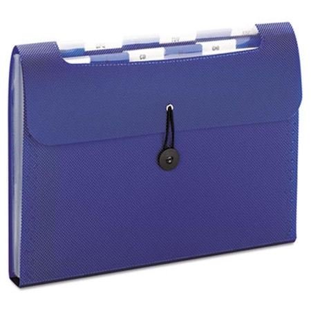MADE-TO-STICK Step Index Organizer, 12-Pocket, Letter, Poly, Navy MA39417